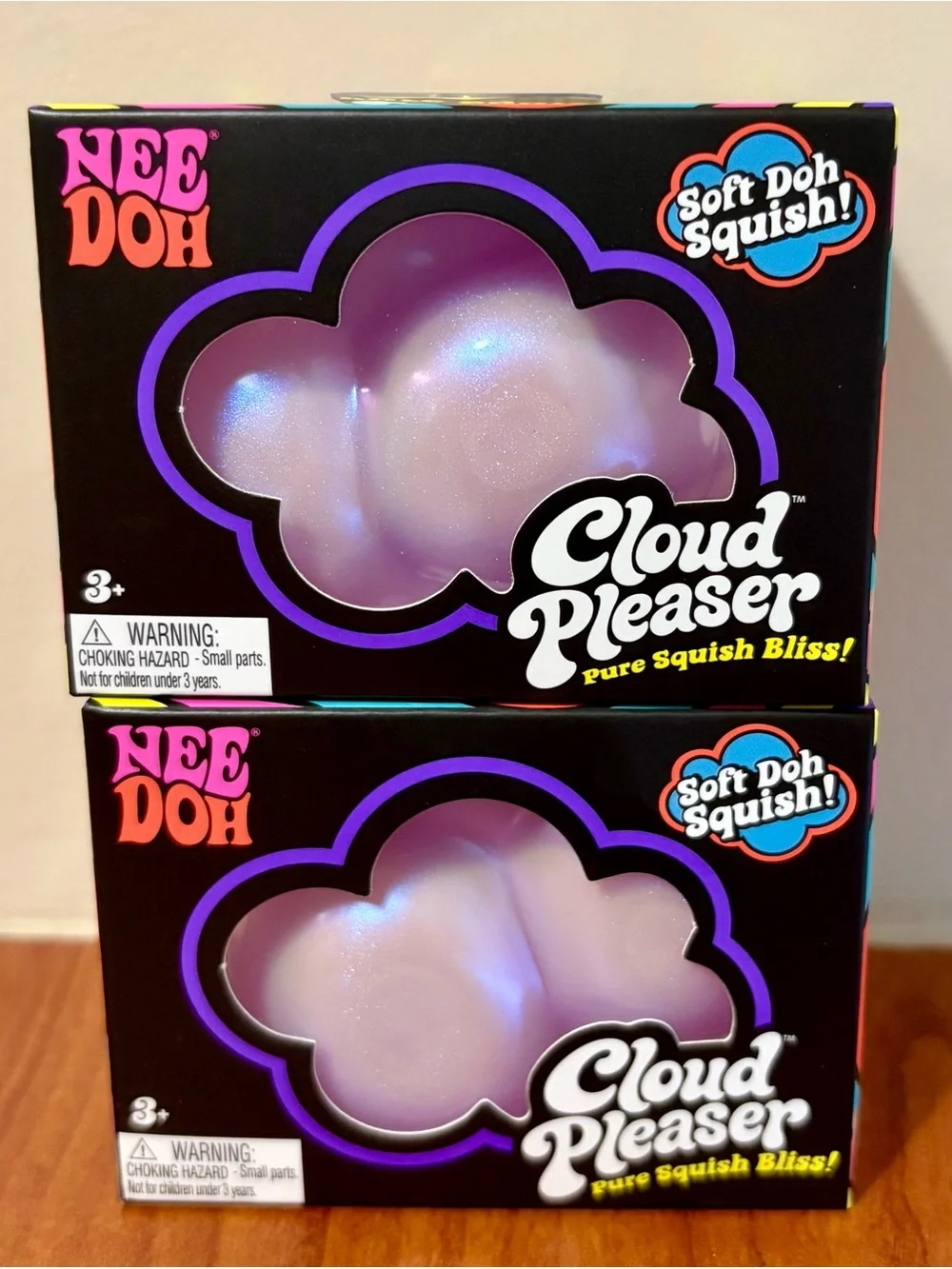Needoh Cloud Pleaser Soft Doh Squish - Purple Set of 2